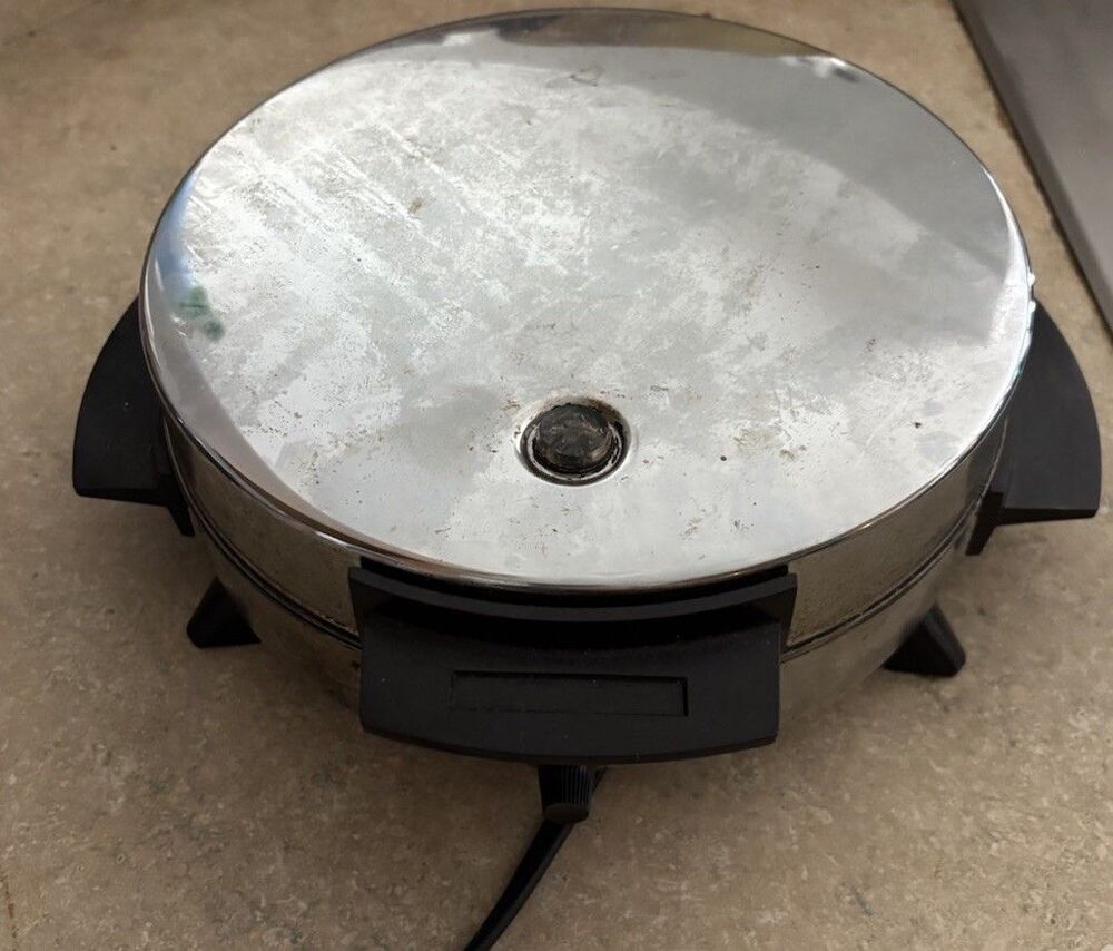 Vintage Toastmaster W-252A Electric Waffle Iron Made in USA Tested Works